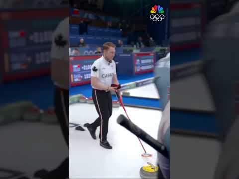 Team Norway secures a spot in the #Curling men's semi-finals with the last stone against Canada!🥌