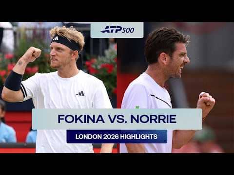 Alejandro Davidovich Fokina vs. Cameron Norrie Highlights | London 2026 Round 1