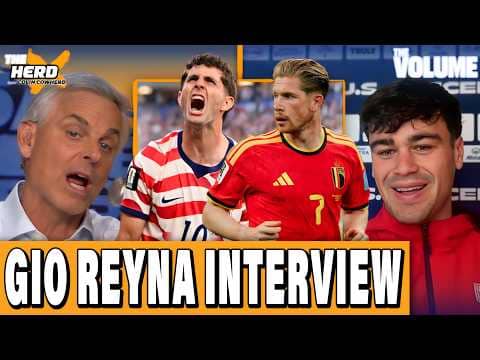 Colin Cowherd & Gio Reyna talk USA-Belgium, Balogun red card + MASSIVE World Cup ratings | THE HERD