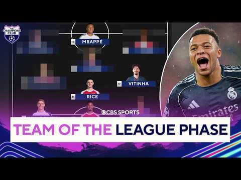 UCL 2025-26 Team Of The League Phase