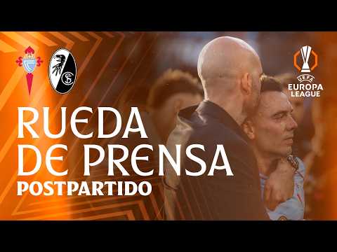 Rueda de prensa de Claudio Giráldez tras el Celta - SC Freiburg