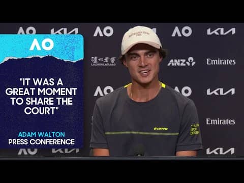 Adam Walton Press Conference | Australian Open 2026 First Round