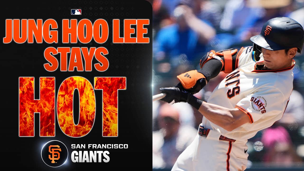 Jung Hoo Lee has a GAME for the Giants! 😮‍💨💪 (2 MORE hits and an AMAZING catch!)