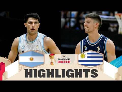 Argentina 🇦🇷 v Uruguay 🇺🇾 | Highlights | FIBA Basketball World Cup 2027 Americas Qualifiers