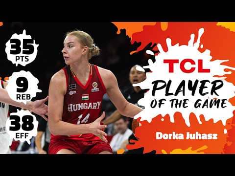 Dorka Juhasz (35 PTS) | TCL Player Of The Game | JPN vs HUN | #FIBAWWC 2026 Qualifying Tournament