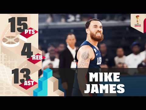 🇺🇸 Mike James dunking everything against Jamaica | Full Highlights | #FIBAWC Americas Qualifiers