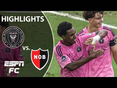 CLEAN SHEET🔥 Inter Miami CF vs. Newell's Old Boys | Messi Cup Highlights | ESPN FC