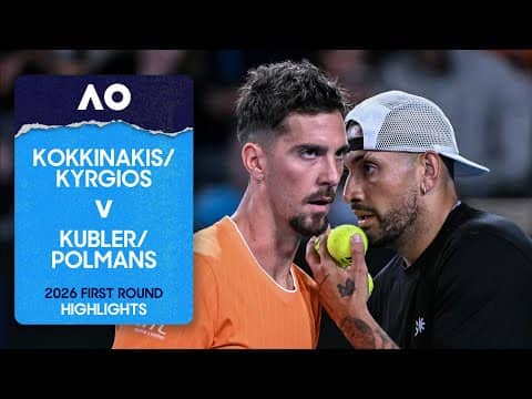 Kokkinakis/Kyrgios v Kubler/Polmans Highlights | Australian Open 2026 First Round