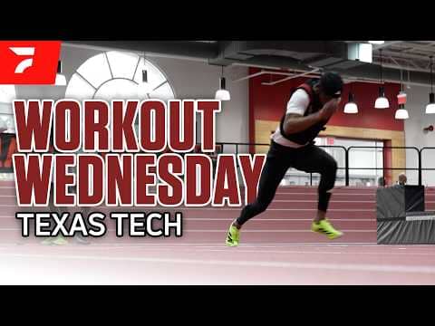 Texas Tech Takes On Early Season Sprint Workout | Workout Wednesday