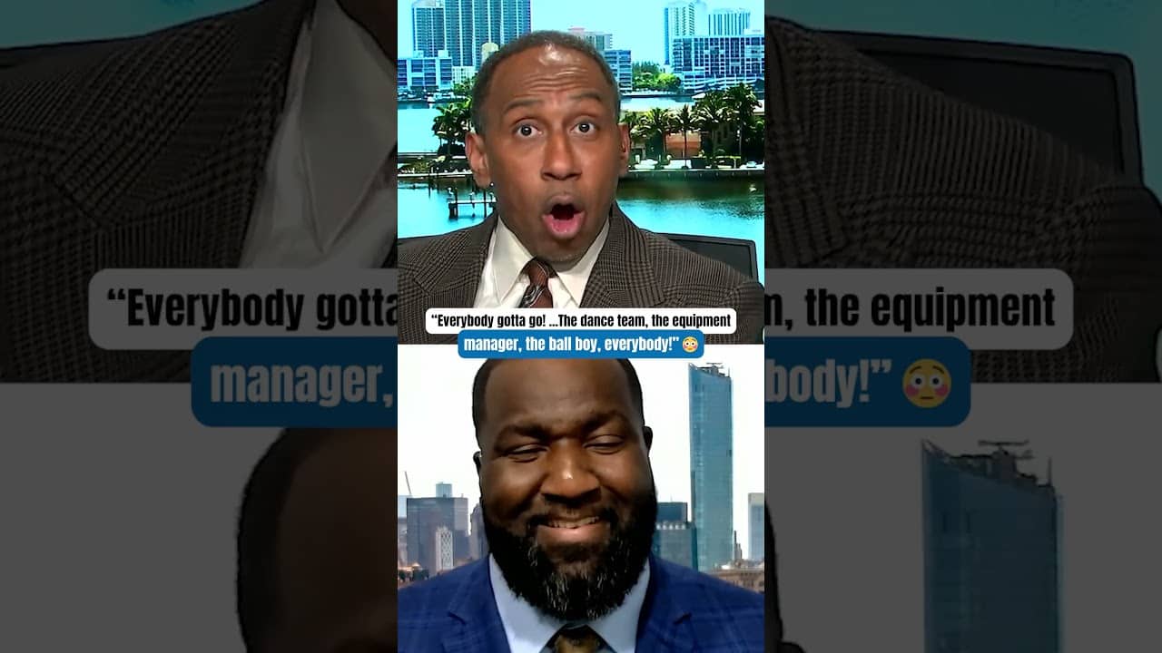 Stephen A. says CLEAN HOUSE 🗣️