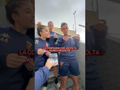 COSA PENSANO LE RAGAZZE DELLE PROPRIE COMPAGNE? 🤔 #genoa #genoawomen