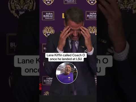 Lane Kiffin had to call Coach O 😂