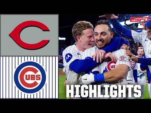 Cincinnati Reds vs. Chicago Cubs | Full Game Highlights | ESPN MLB