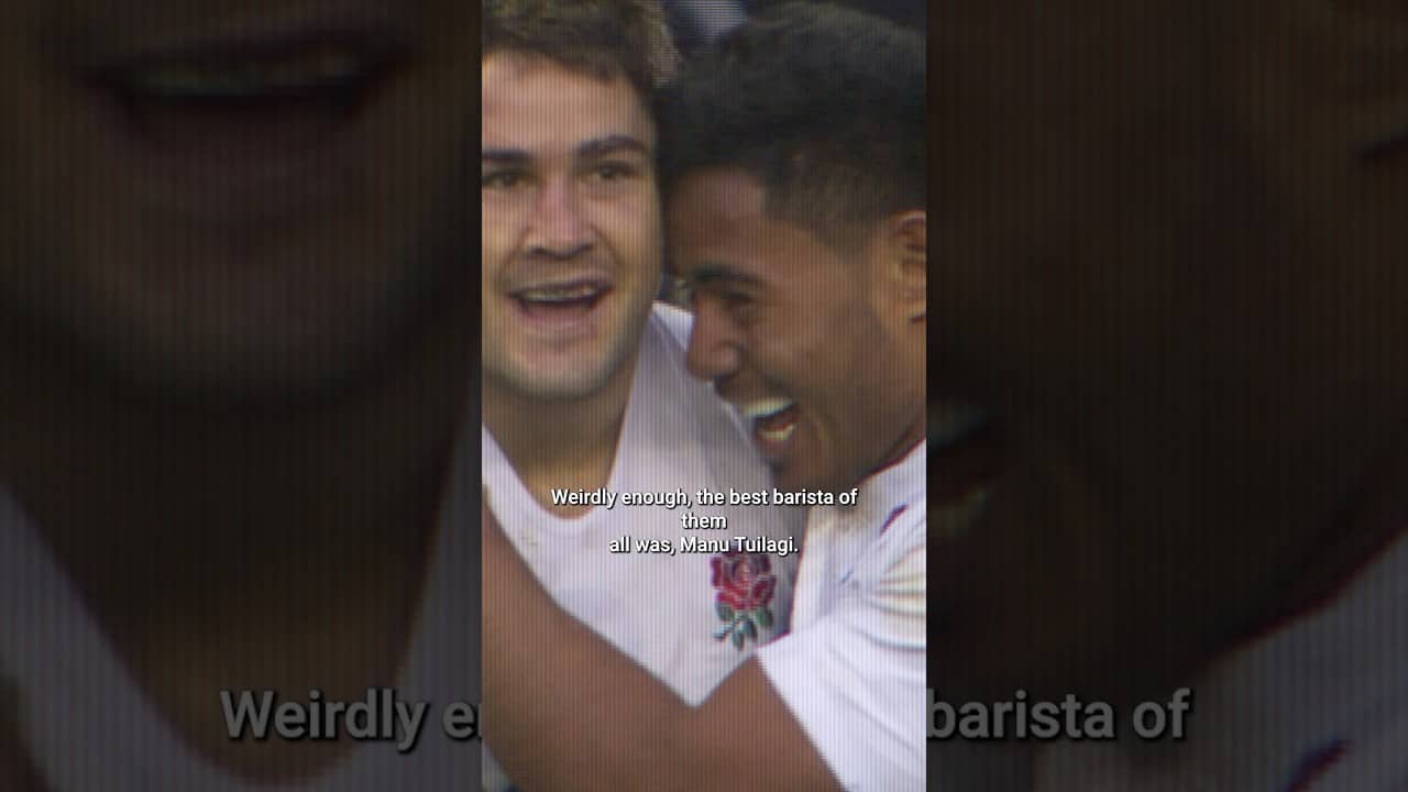 Who knew Manu Tuilagi was a master barista? ☕️ | #EnglandRugby #Rugby