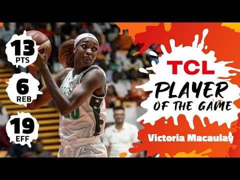 Victoria Macaulay (13 PTS) | TCL Player Of The Game | NGR vs COL | #FIBAWWC 2026 Qualif. Tournament