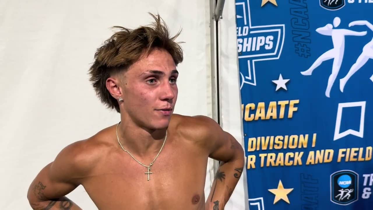 Marco Langon gave it all he had in final NCAA race