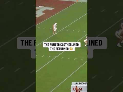 Punters are athletes too 😤😤