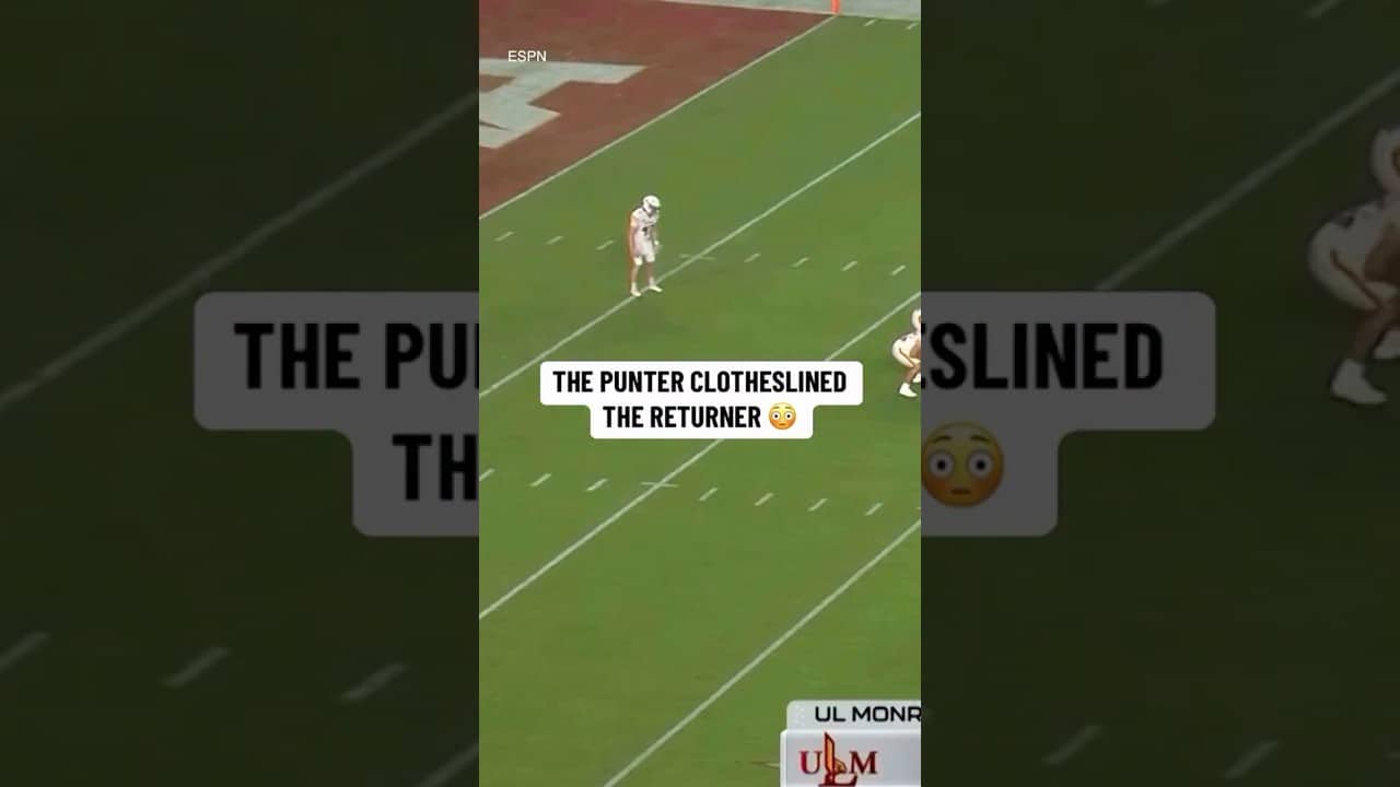Punters are athletes too 😤😤