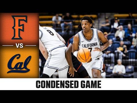 Fullerton vs. Cal Condensed Game | 2025-26 ACC Men’s Basketball