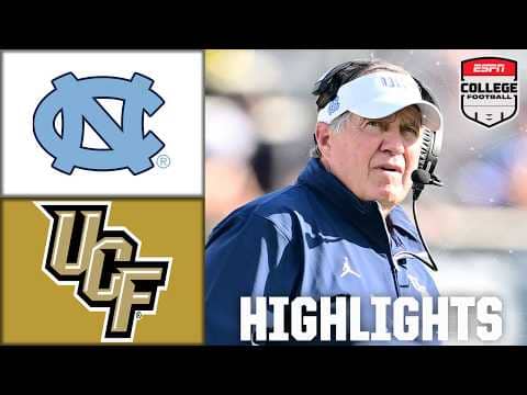 North Carolina Tar Heels vs. UCF Golden Knights | Full Game Highlights | ESPN College Football