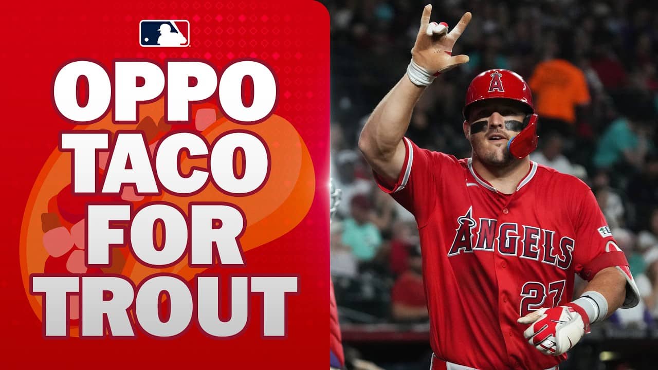 Mike Trout launches his 16th home run of the season! 🎣 (1st career HR at Chase Field! 👀)