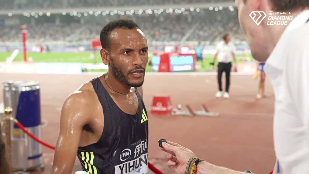 Addisu Yihune Reacts To 5000m World Lead, Wins Xiamen Diamond League In 12:57.32