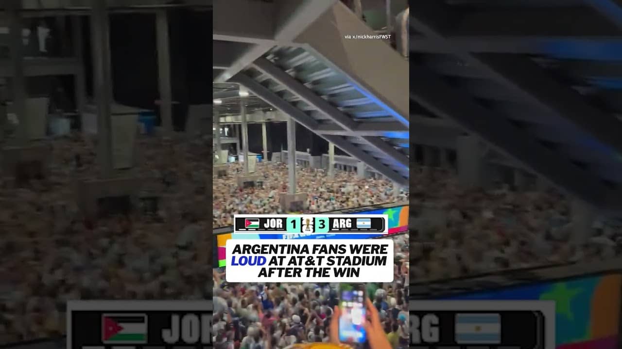 Argentina fans brought the noise 🇦🇷 #fifaworldcup