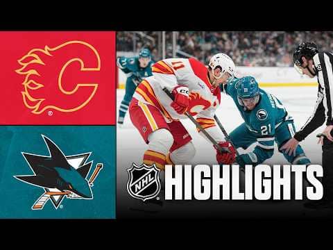 Flames vs. Sharks | NHL Highlights | February 26, 2026