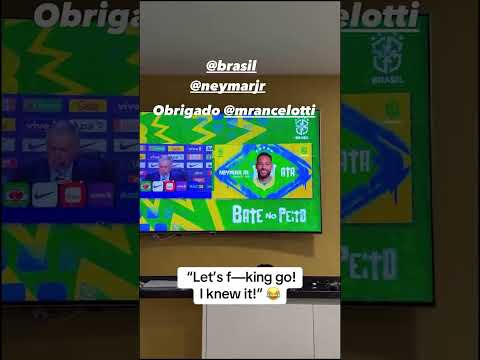 Marcelo’s reaction to Neymar making Brazil’s World Cup squad 😂 (via marcelotwelve/TT)