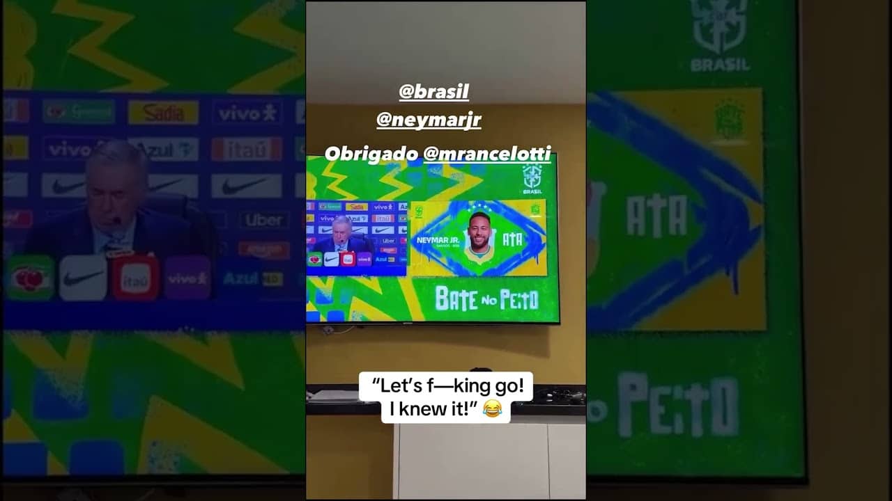 Marcelo’s reaction to Neymar making Brazil’s World Cup squad 😂 (via marcelotwelve/TT)