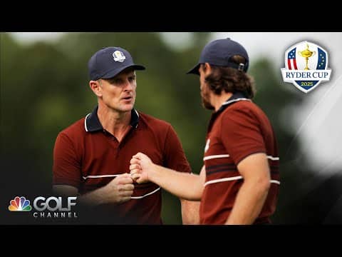 Justin Rose, Tommy Fleetwood dominate Ryder Cup Day 2 for European team | Golf Channel