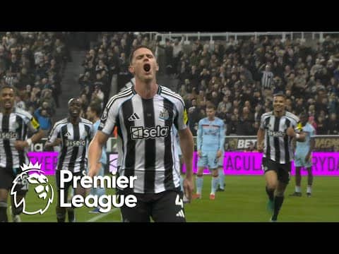 Sven Botman heads Newcastle in front of Brentford | Premier League | NBC Sports