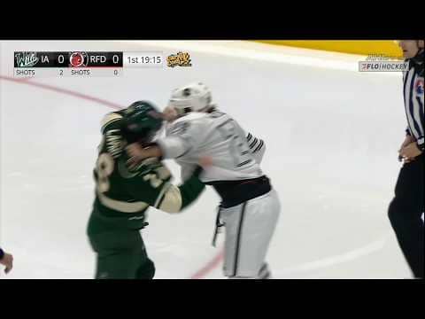 Mark Liwiski Drops The Gloves With Connor Mylymok, Both Players Receive Game Misconducts #request