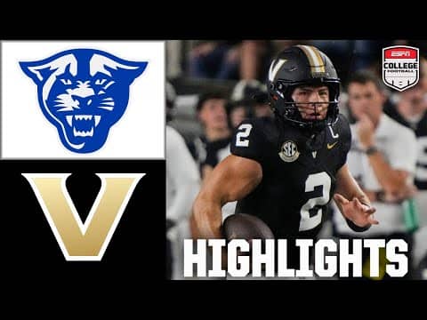 Georgia State Panthers vs. Vanderbilt Commodores | Full Game Highlights | ESPN College Football