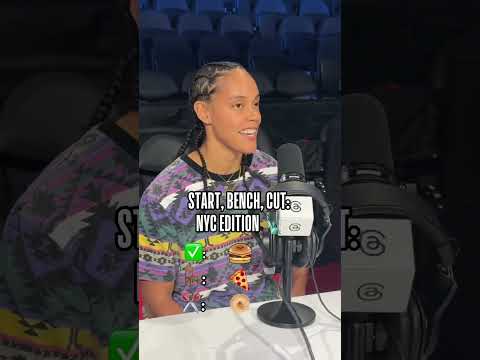 Jordan Clarkson plays “Start, Bench, Cut” NY style with Bree Green! 🗽