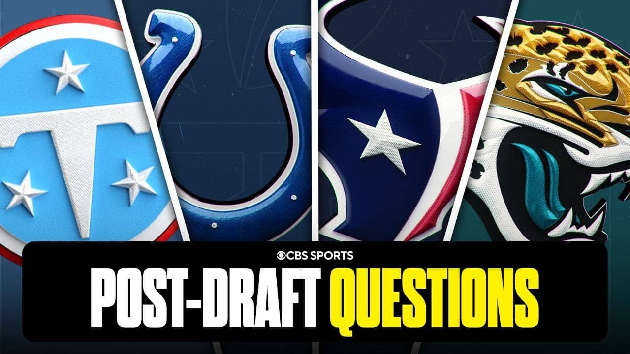 Biggest post-draft questions for every AFC South team 🤔 | Titans, Colts, Texans, Jags