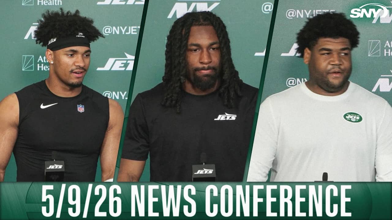 Kenyon Sadiq, Omar Cooper Jr. and Anez Cooper on adjusting to the Jets as rookies