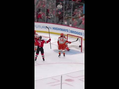 Stefan Noesen with a Short Goal vs. Anaheim Ducks