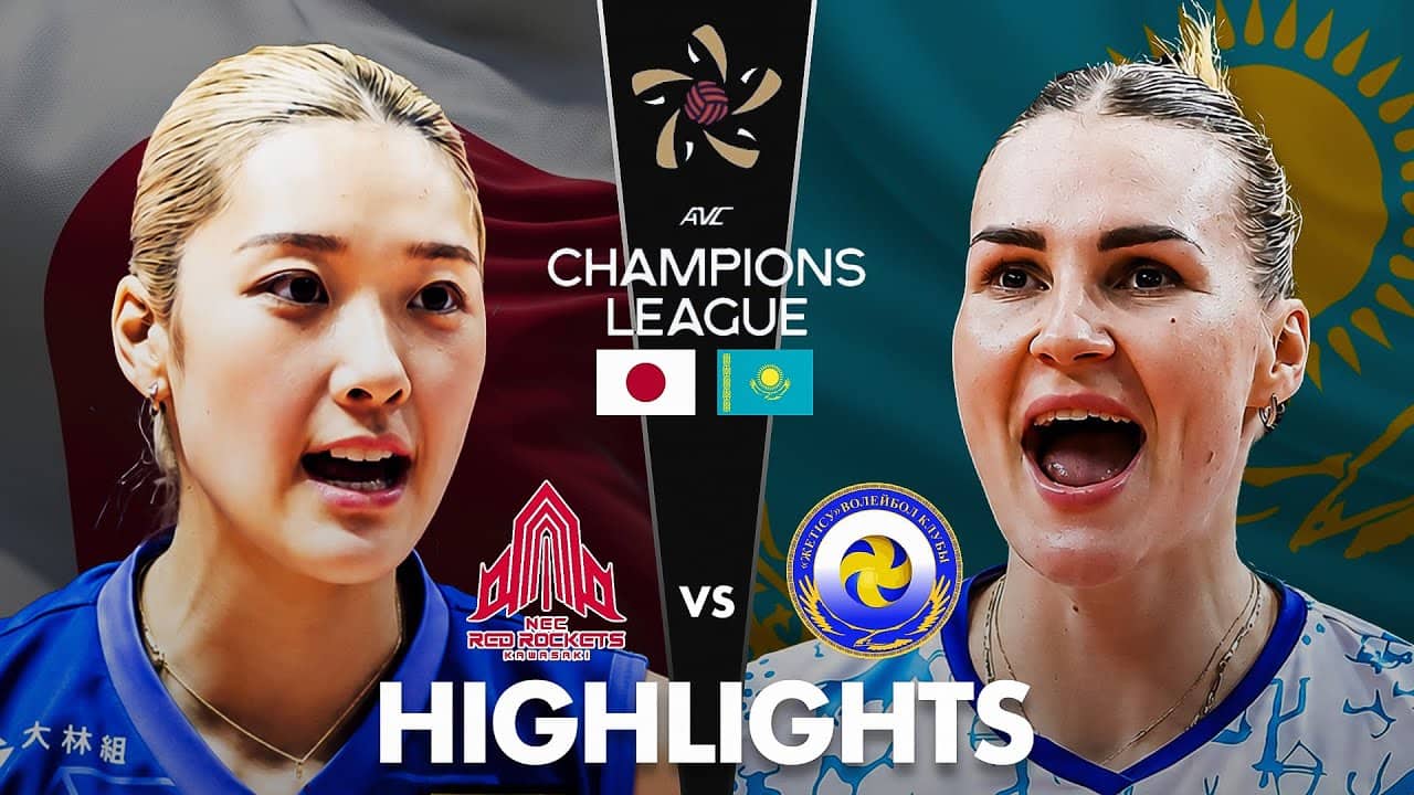 NEC Red Rockets 🇯🇵 vs Zhetysu 🇰🇿 | Highlights | AVC Women’s Champions League 2026 Semi-finals