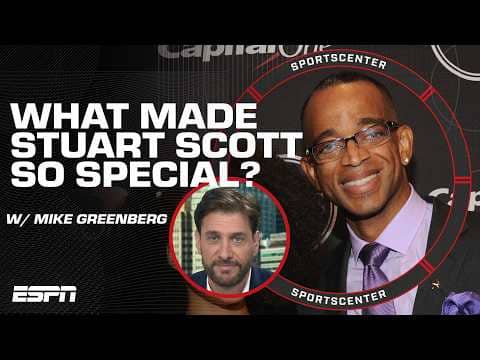 'Unapologetically authentic" 👏 - Mike Greenberg on his friend & co-anchor Stuart Scott | SC