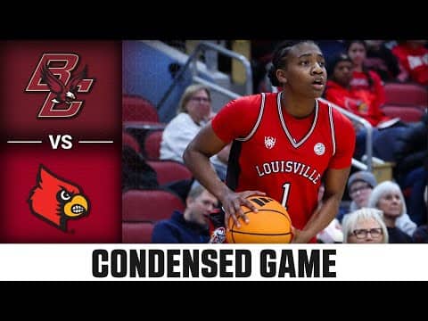 Boston College vs. Louisville Condensed Game | 2025-26 ACC Women's Basketball