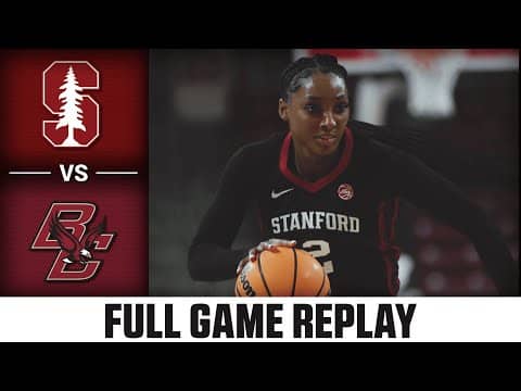 Stanford vs. Boston College Full Game Replay | 2025-26 ACC Women's Basketball
