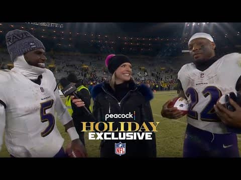 Derrick Henry praises 'unselfishness' of Ravens' offensive line, TEs, WRs | SNF | NFL on NBC