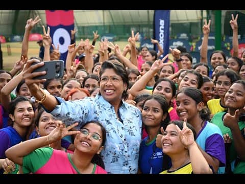 Goswami inspires next generation at Criiio Festival | CWC25