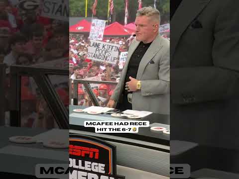 McAfee is 'very 6-7' 🤣