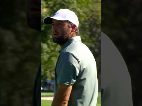 SO close for Scottie Scheffler⛳