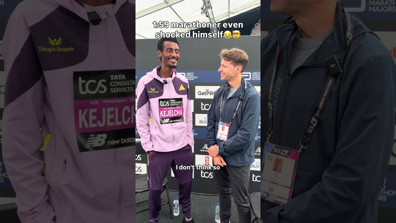 1:59 in his DEBUT marathon, even to Yomif Kejelcha, sounded too good to be true on Friday 😂
