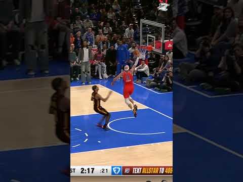 Like reading a book 📖 #okcthunder | Vote Caruso for All-Star okcthunder.com/vote