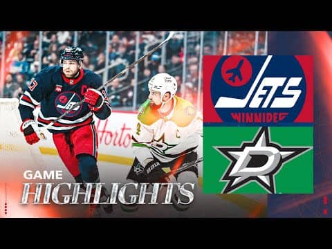 Winnipeg Jets vs. Dallas Stars - Game Highlights