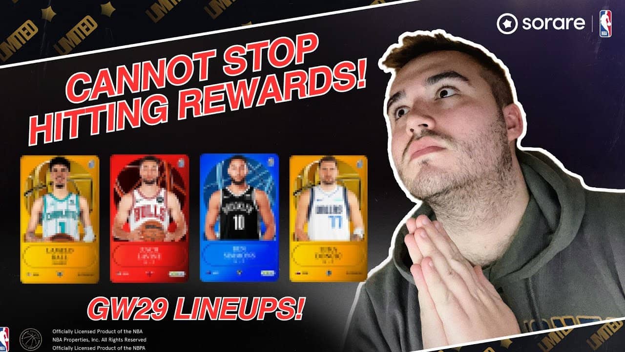 My Sorare Lineups for GW29! | BEST Common, Limited & Rare Lineups!